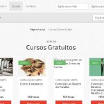 tela de pesquisa de cursos iestudar