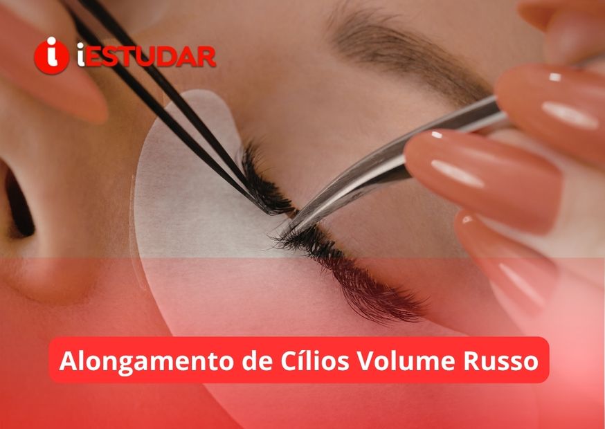 Curso online de Alongamento de Cílios Volume Russo
